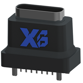 XB-TYPE C 16 P-4 XB TYPE Cインターフェイス高さ10.5 mm 16 P縦型防水TYPE CマスターDIP H=10.5